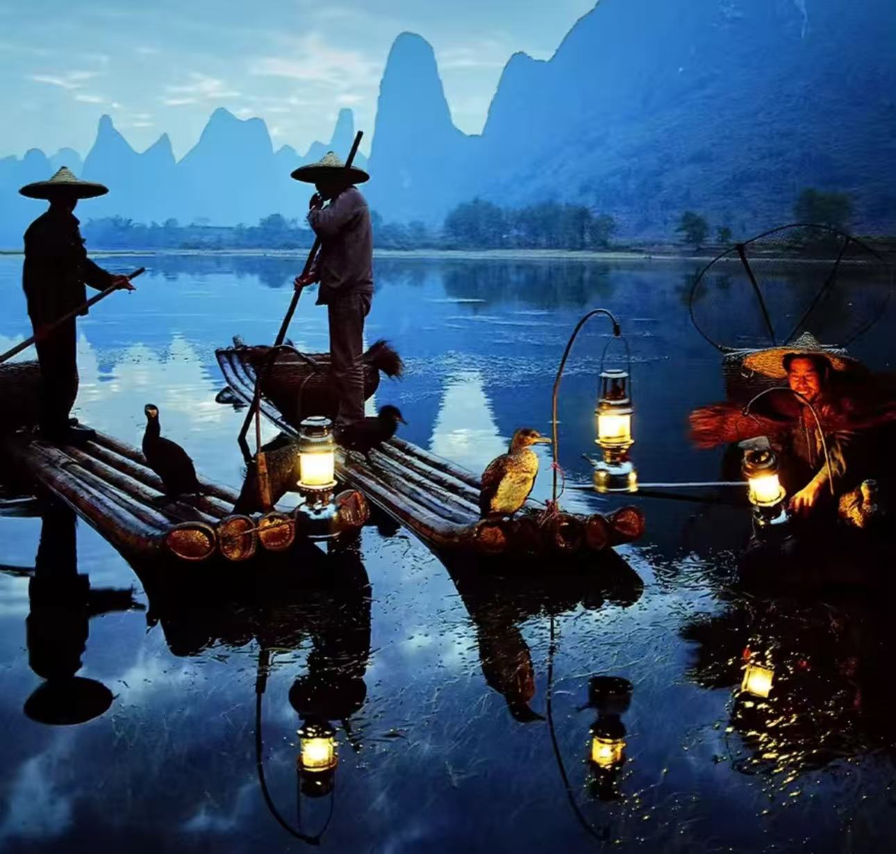 为期五天的桂林乡村与竹筏漂流之旅